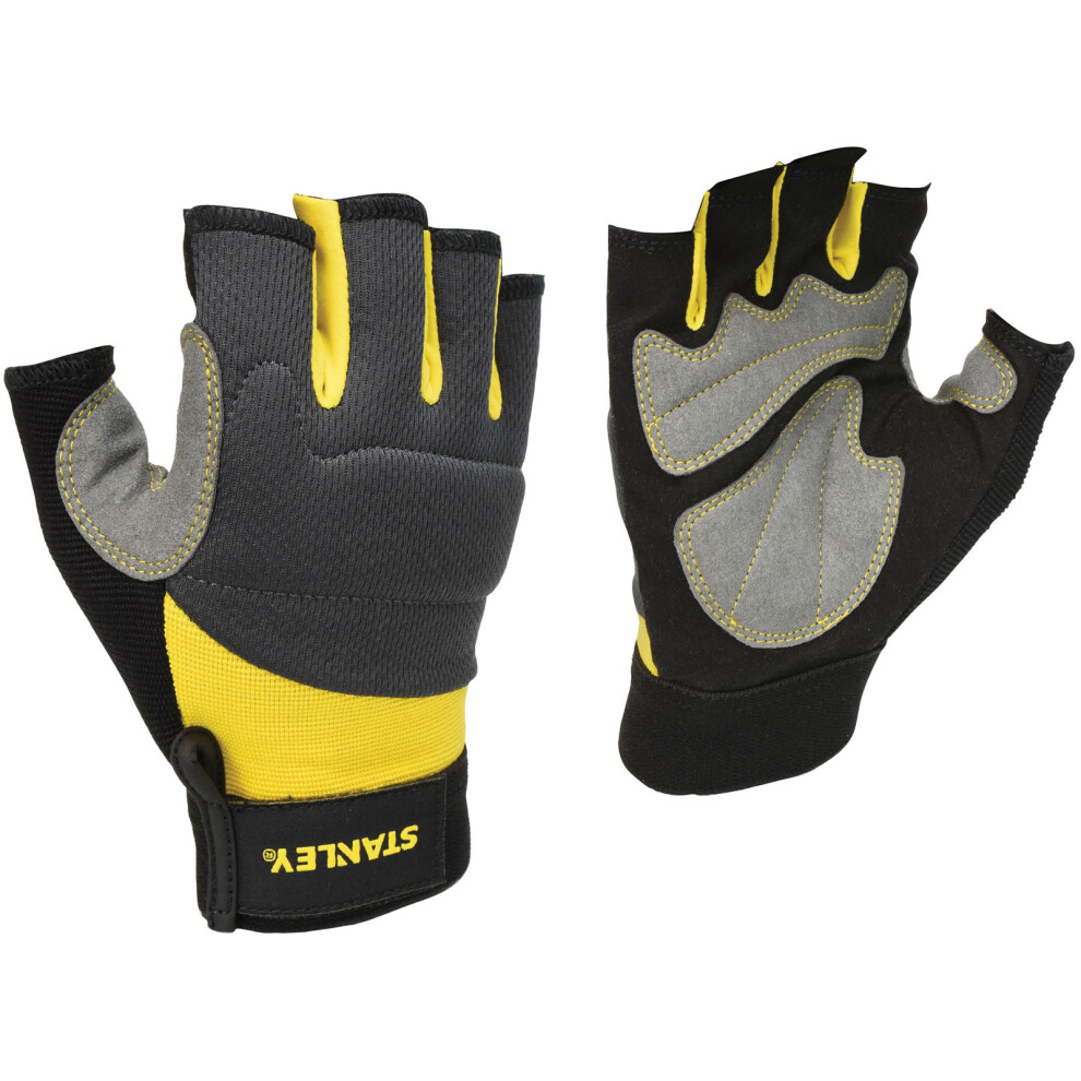 Stanley Adult Unisex Fingerless Performance Glove Black