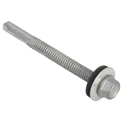Forge TFHH5580 TechFast Hex Head Roofing Screw Self-Drill Heavy Section 5.5 x 80mm Pack of 50