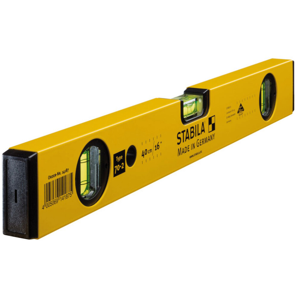 Stabila Stb70-2-40 Spirit Level 3 Vial 16" 40Cm 4005069141875