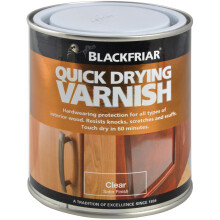 Blackfriar BF0270002F1 Quick Drying Duratough Interior Varnish Clear Satin 250ml
