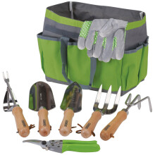 Draper Stainless Steel Garden Tool Set with Storage Bag (8pc) - 08997