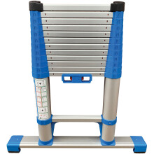 Zarges Compactstep L Telescopic Ladder & Stabiliser Bar 3.8m 40401