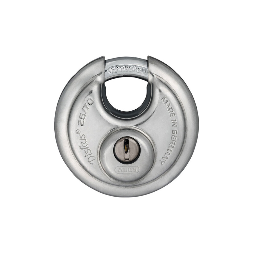 ABUS KA32592 26/70 70mm Diskus Padlock Keyed EE0226
