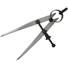 Spring Divider Adjustable Leg Caliper 4Inch 100mm  Carbon Steel Faithfull FAIDIV4