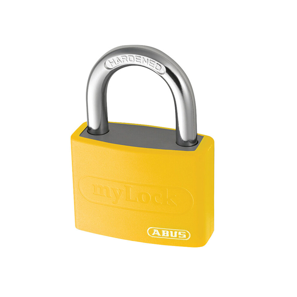 ABUS 65AL40YEL Open Shackle Padlock - Yellow