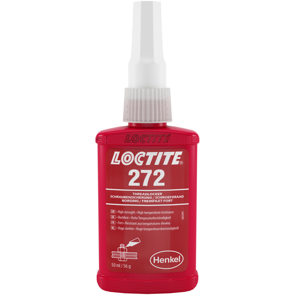 Loctite 1008095 272 High Strength High Temperature Threadlocker 50Ml