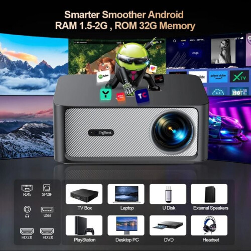 Proyector - ThundeaL - TD98Pro - 3000 Lumens - 4K - HDR10+ - Bluetooth 5.4 1