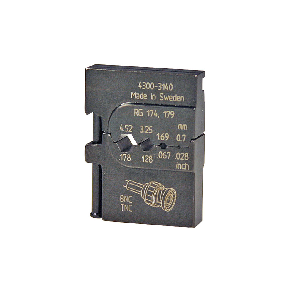 Pressmaster 4300-3140 Mobile Die Set For Coax Connector Rg 174, Rg 179/Bnc/Tnc 7393785002523