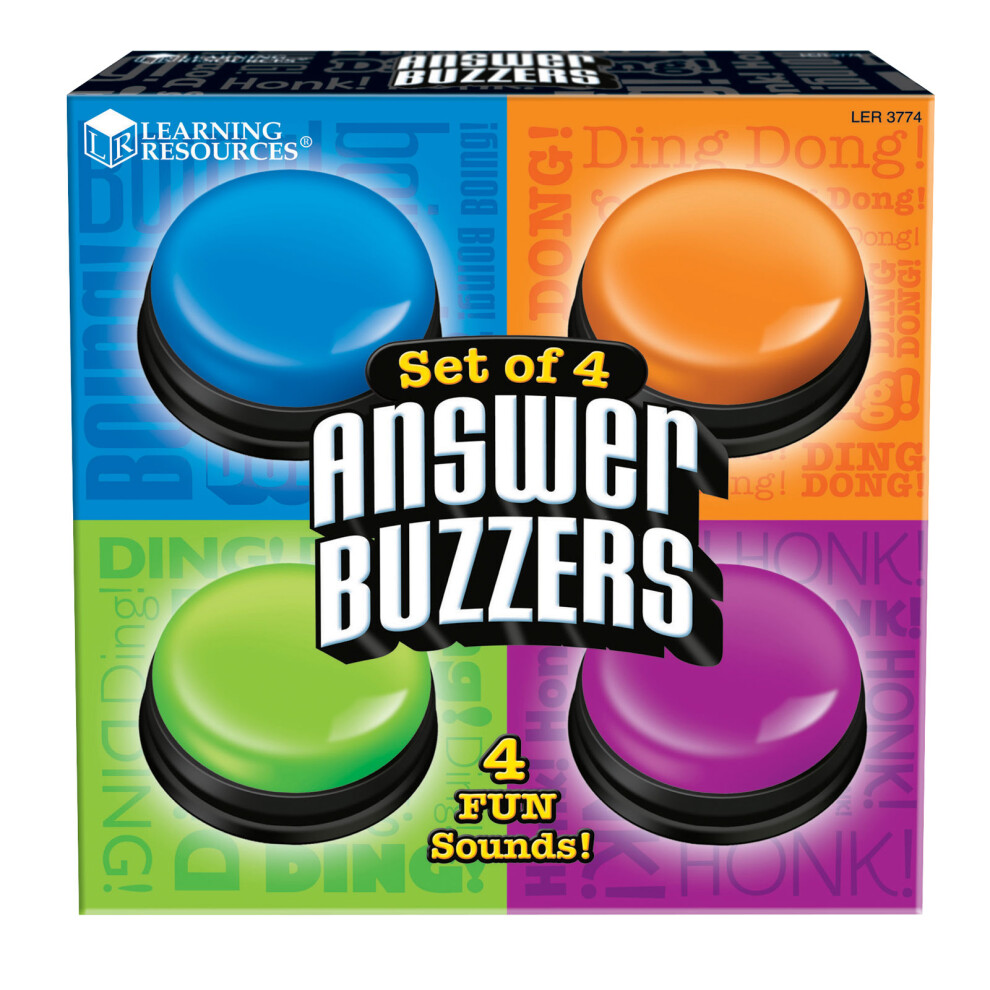 Learning Resources Ler3774 Answer Buzzers Set Of 4