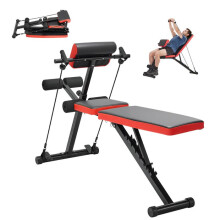 Panca Multifunzionale Duoku - Allenamento Completo del Corpo - Panca per Iperestensione con Sedia Romana - 350 kg