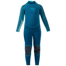 (11-12 Years, Cosmic Blue Marl) Trespass Girls Wetsuit Full Length 3mm Lillian