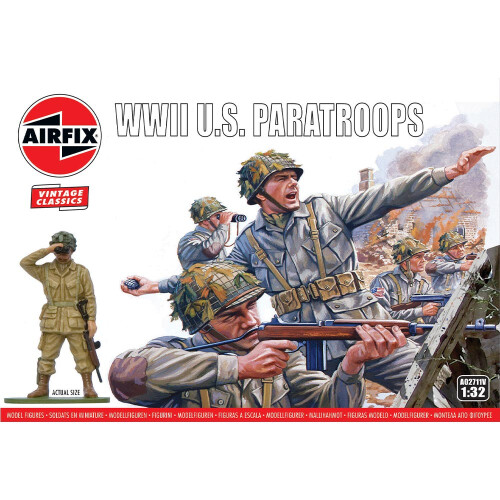 Airfix *WWII US Paratroops Vintage Classics Kit (1:32 Scale)