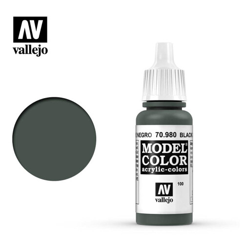 Val980 - Av Vallejo Model Color 17ml - Black Green