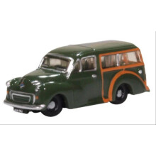 Oxford Diecast NMMT008 Morris Minor Traveller Almond Green (Dot Cotton) N Gauge