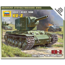 Zvezda   Z6202   Model Armoured Assault Rifle Soviet Heavy Tank Kv 2