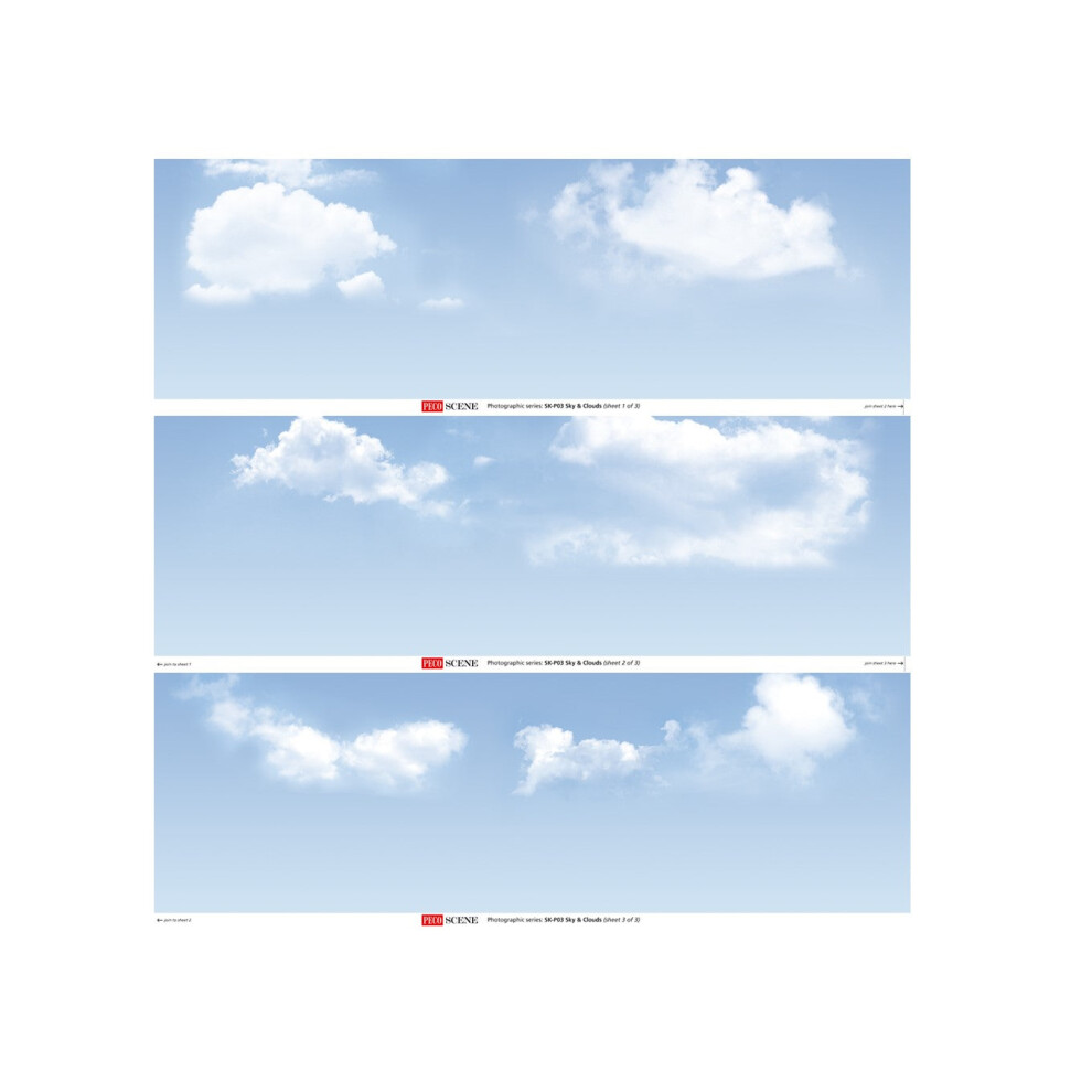 Sky & Clouds 2400X333mm Photo Scenic Background 5050881106037