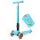 BOLDCUBE Teeny Fold: Dinosaur (Blue) 3-Wheel Scooter Age 2-8 1