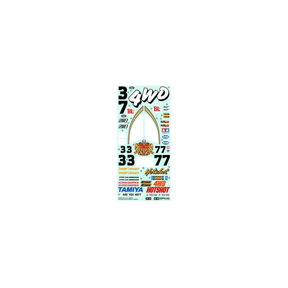 Tamiya 58391 Hotshot (Re-Release), 9495516/19495516 Decals/Stickers