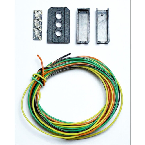 Signal Heads Kit 3 Aspect Distant (Y/G/Y)