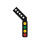 Train Tech DCC Signal (LH Feather) - 4 Aspect Outer Distant HO/OO Gauge TTDS5L 1