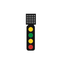 Train Tech DCC Signal (Theatre Indicator) - 4 Aspect Outer Distant HO/OO Gauge