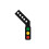 DCC Signal (LH Feather) 3 Aspect Home Distant 1