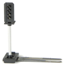 Train Tech DCC Signal - 4 Aspect Outer Distant w/HS Flashing HO/OO Gauge TTDS5HS