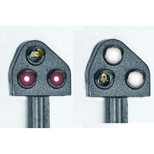 Train Tech Ground Position Signal Kit - Modern Red HO/OO Gauge TTGK1