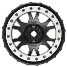 Proline Racing PRO276303 Impulse Pro-Loc Wheels with Stone Gray Rings for X-MA, Black