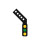 DCC Signal (LH Feather) 3 Aspect Distant 1