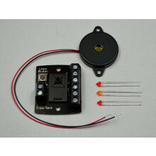 Train Tech Lighting Effect Level Crossing Barrier Lights w/ Sound N/HO/OO Gauge