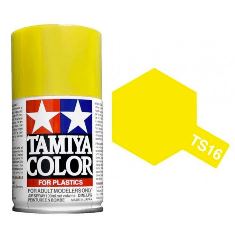 Tamiya 100Ml Ts-16 Spray Can 85016 Yellow