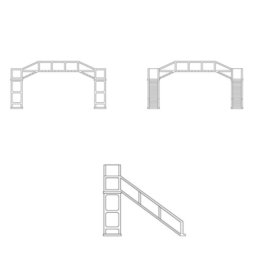 Hornby Skaledale South Eastern Footbridge (Pre-Built)