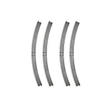 572mm 00 Gauge Large Hornby Double Curve Track Model - hornby track double radius curve r8262 4th oo gauge