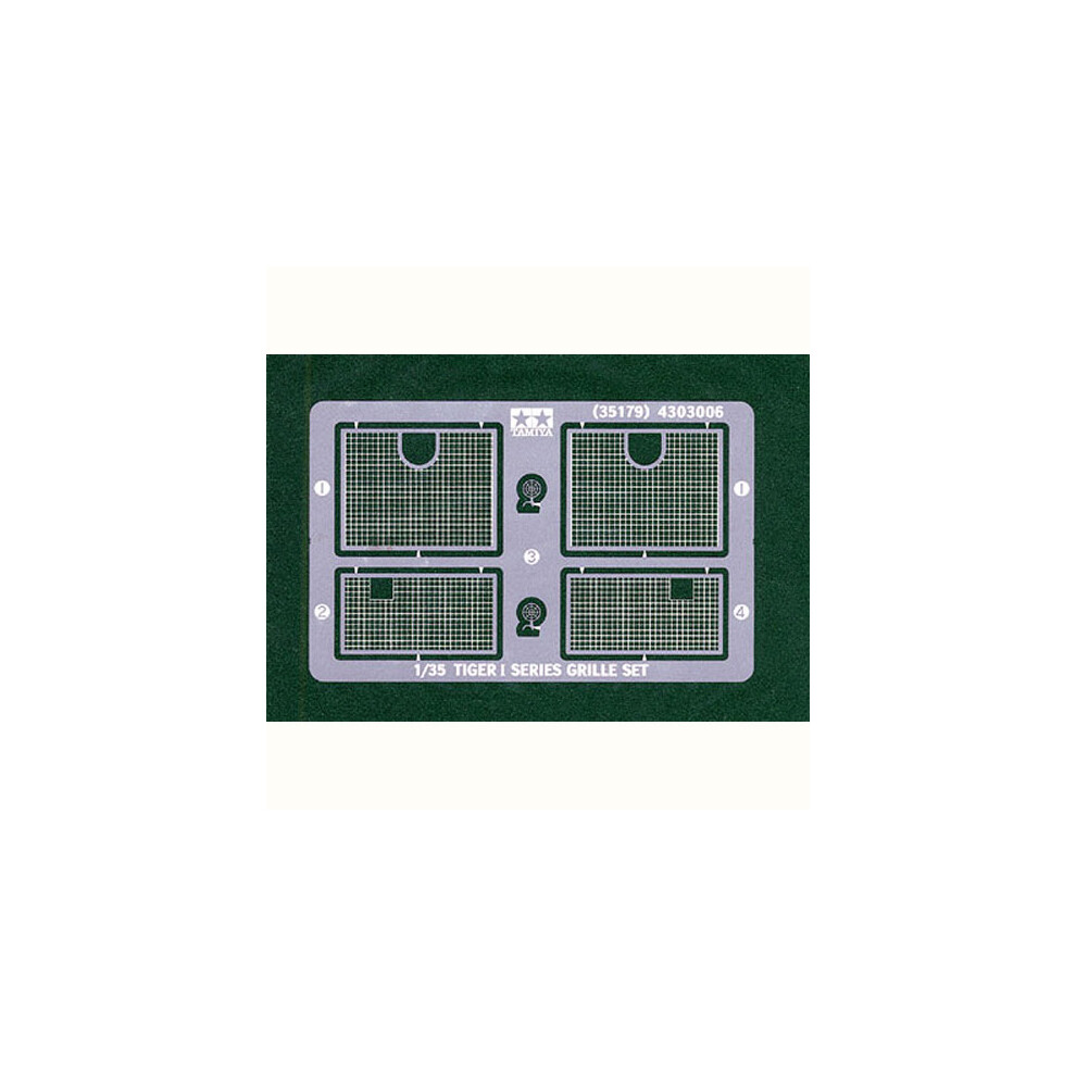 Tamiya 35179 Tiger 1 Etched Grille 1:35 Military Model Kit
