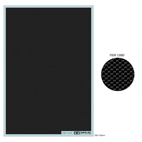 Tamiya TAMIYA 12680 Carbon Decal Plain Weave - Extra Fine 1:24 Model Kit Accessory