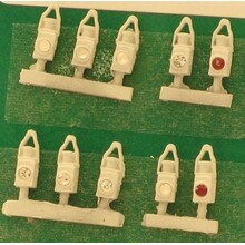 Springside DA19-2 BR White Head and Tail Lamps (10) OO Gauge