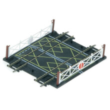 Hornby R636 00 Gauge Level Crossing Double Track - hornby double level r636 crossing track gauge 00