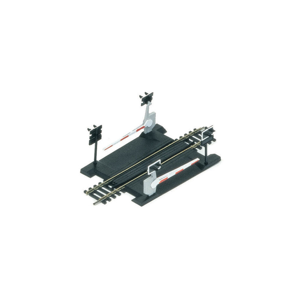 Hornby R645 00 Gauge Level Crossing Single Track - Track Single Level Crossing R645 Gauge 00