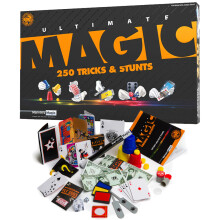 - 250 Tricks & Stunts - Kids Magic Set Ultimate Tricks & Illusions - Magic Tricks For Kids - Includes Interactive Magic Tricks, Magic Ups and Balls +