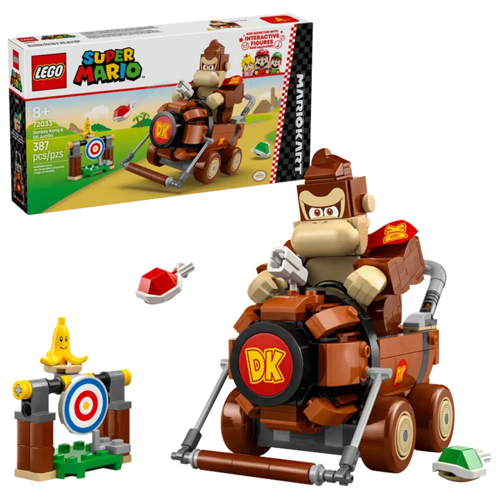Lego Super Mario 72033 Mariokart: Donkey Kong & Dk Jumbo Age 8+ 387Pcs