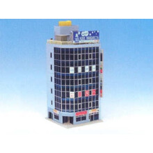 Kato 23-433A Diotown Metro 6 Floor Office Corner Building Blue Pre-Built N Gauge