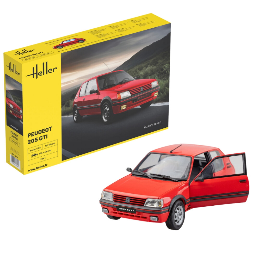 Heller 82705 1:24 Peugeot 205 GTI Auto Kit Unopened New - Image 5