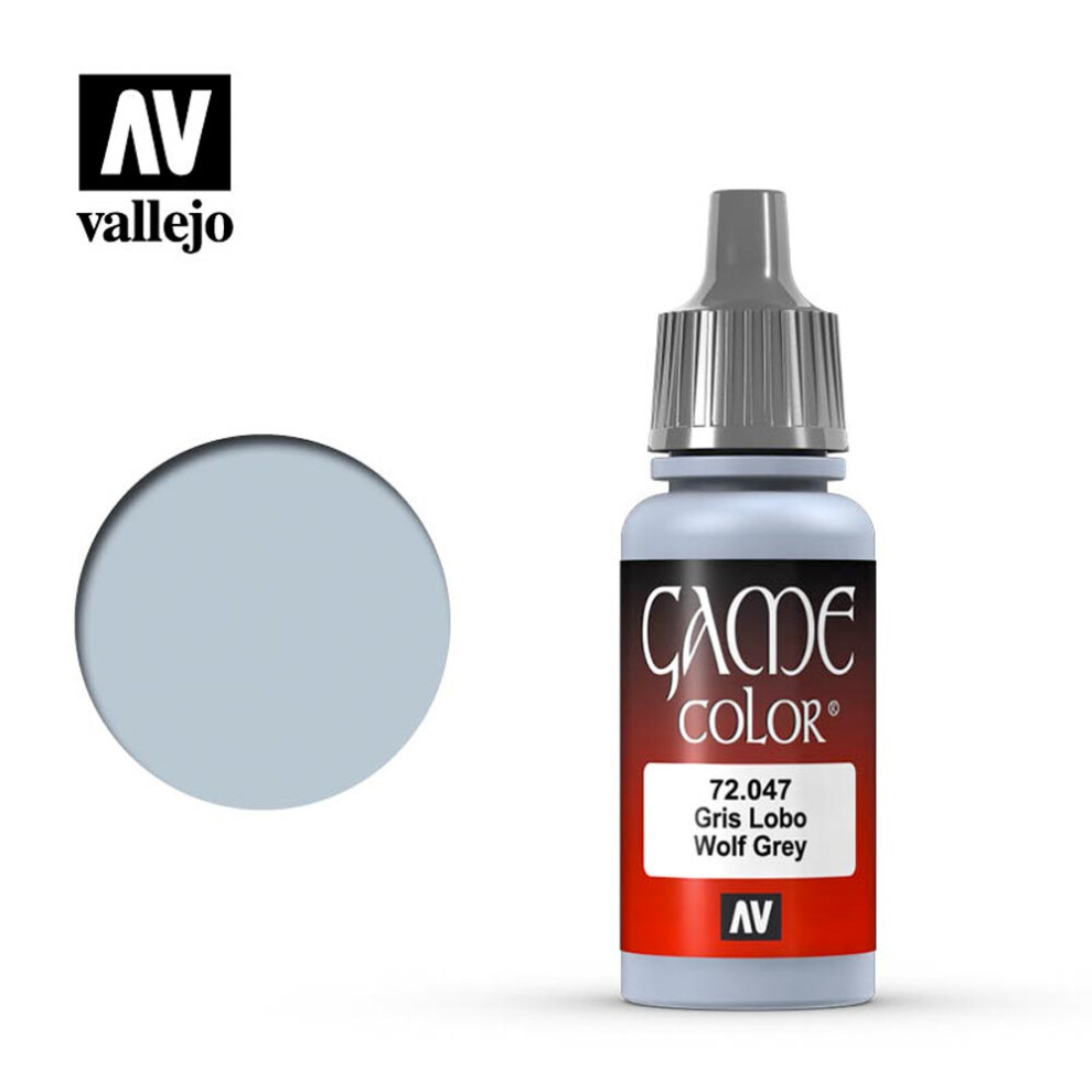 Val72047 - Av Vallejo Game Color 17ml - Wolf Grey