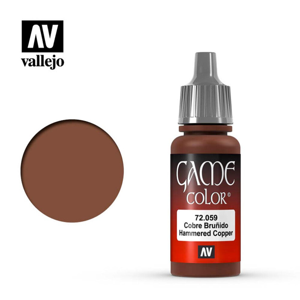 Val72059 - Av Vallejo Game Color 17ml - Hammered Copper