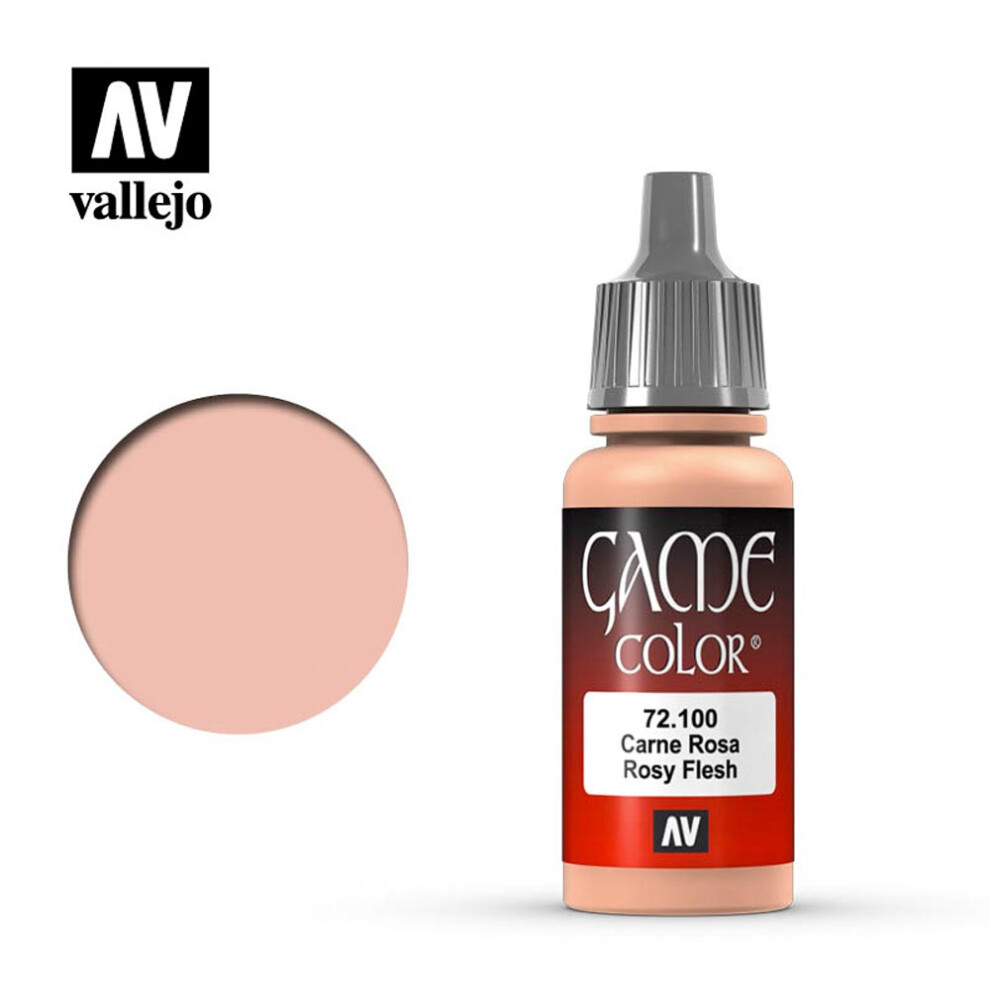 Val72100 - Av Vallejo Game Color 17ml - Rosy Flesh