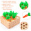 Παιχνίδια Montessori, Ξύλινα παιχνίδια για 1-3 ετών, Εκπαιδευτικό παιχνίδι συγκομιδής 1