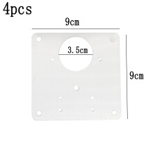 Door Hole Cover Plate For Kitchen Cabinets, Hinge Repair Bracket Stainless Steel Construction Quick Simple Installation For Wide Application Furniture