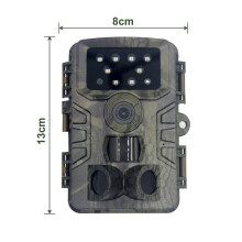 4K ultra-hoge pixel wildcamera, niet-gloeiende wildcamera met superlage lichtsensor voor het observeren van wilde dieren, bliksemsnelle trigger,