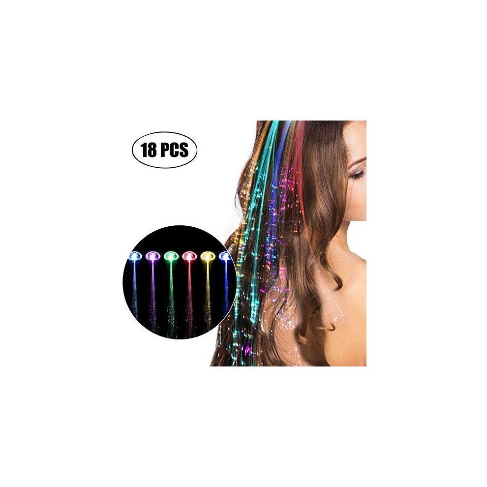Shimmering Colored Strands for Customizable Hairstyles, Heat Resistant Tinsel Hair Extensions for Night Events and Special Occasions